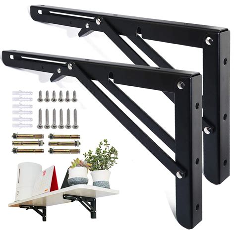 flexible metal bracket|folding shelf bracket heavy duty.